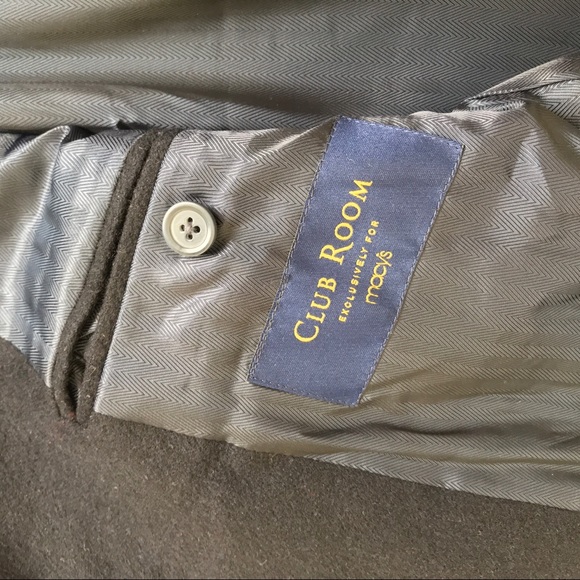 Vintage Club Room Men's Wool Silk Blazer Sz 42R - Picture 4 of 8